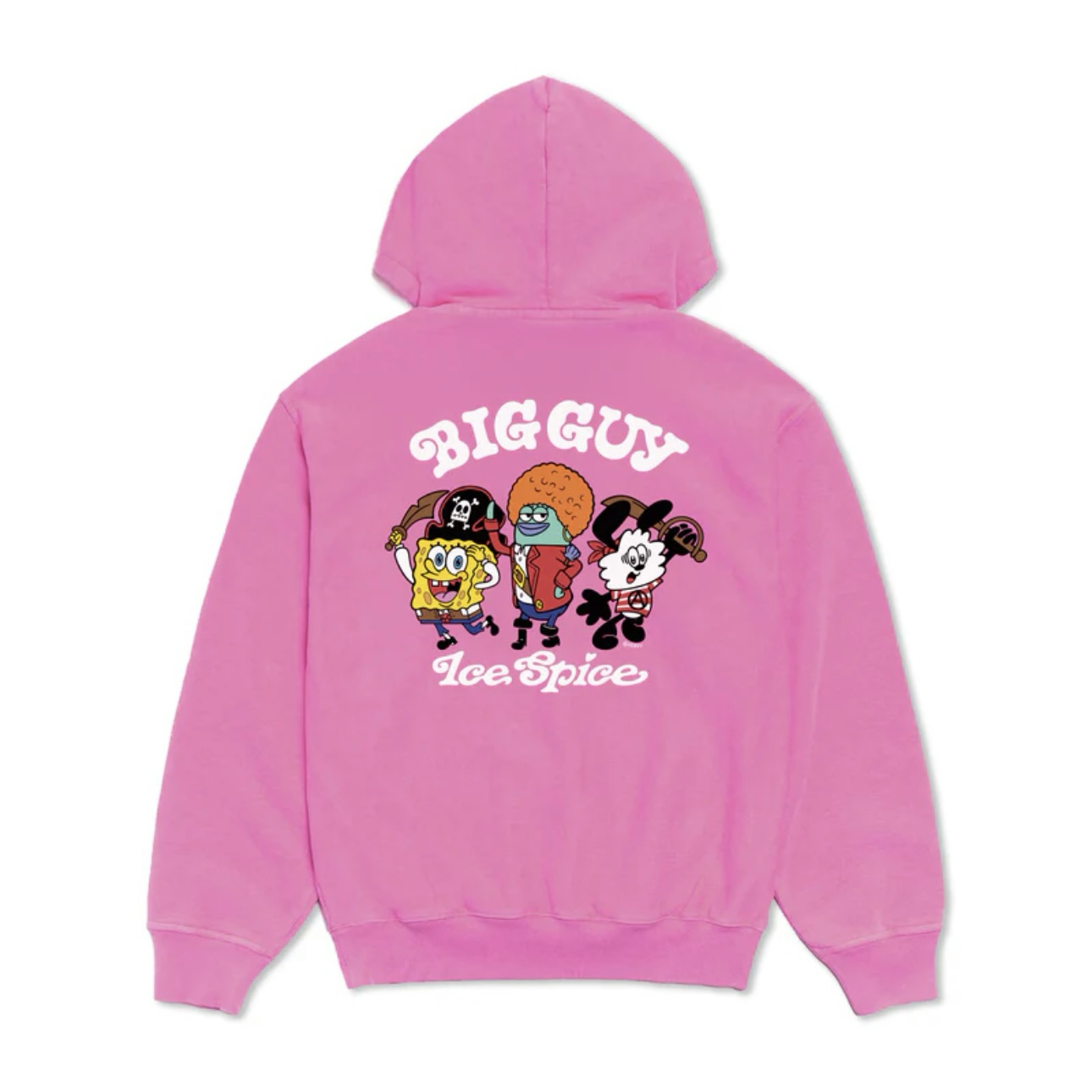 Verdy x Ice Spice "Big Guy" Zip Hoodie - Pink 粉色 海綿寶寶
