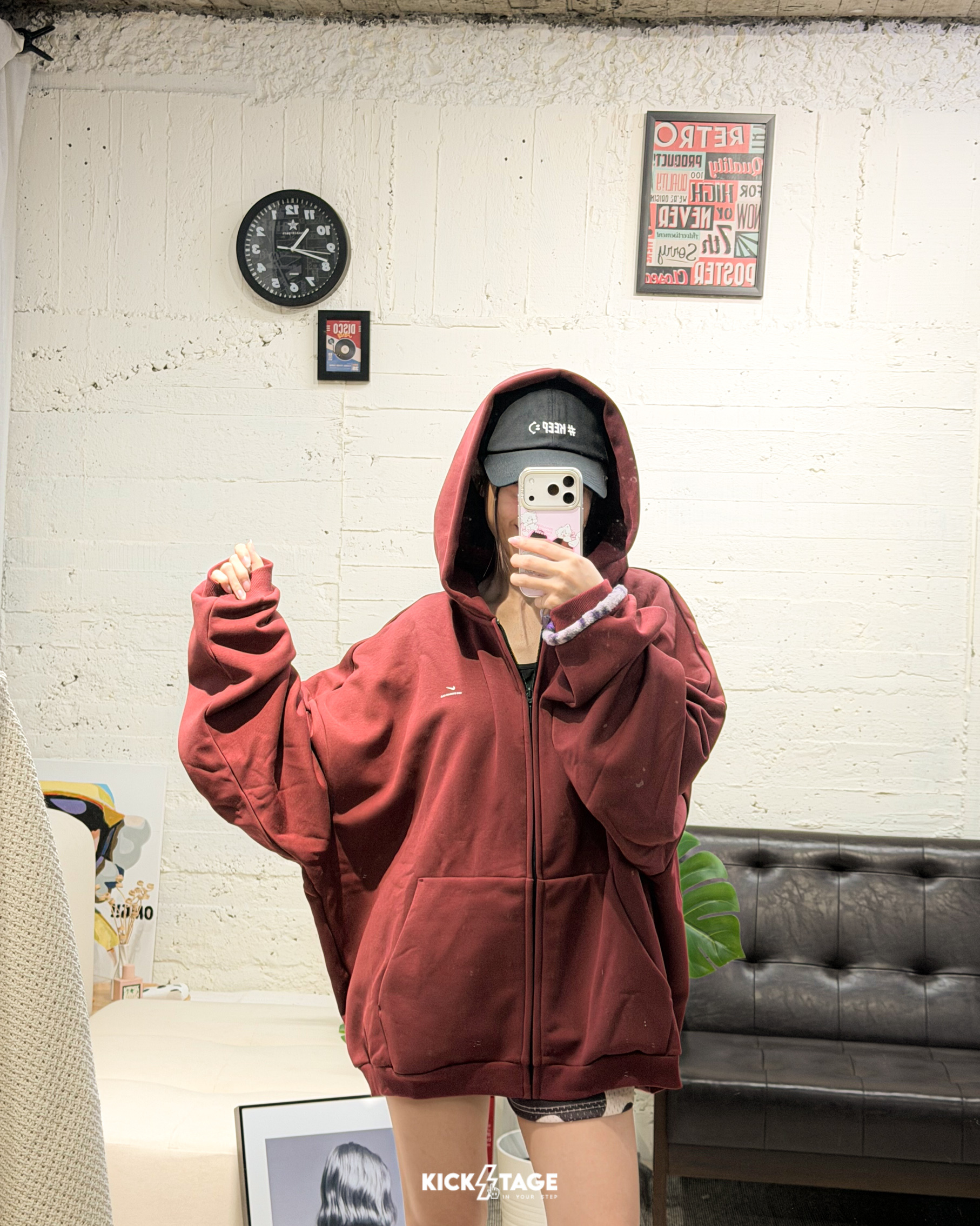 男款 NIKE THERMA-FIT JACKET 咖啡色 酒紅色 小標 印花 內刷毛 寬鬆 休閒 運動 長袖 連帽 外套【IO3690】NKTF