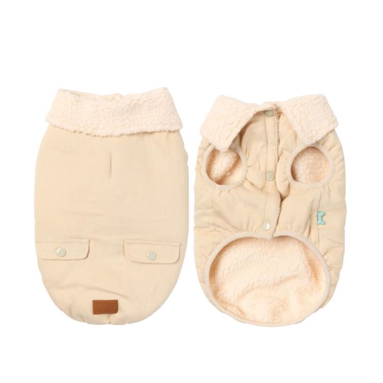 FuzzYard -羊羔絨翻領夾克(卡其色）