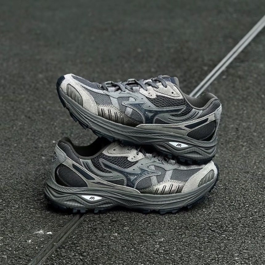 MIZUNO RACER ADV 礫石灰 復古 戶外 跑步鞋 美津濃 D1GH241204