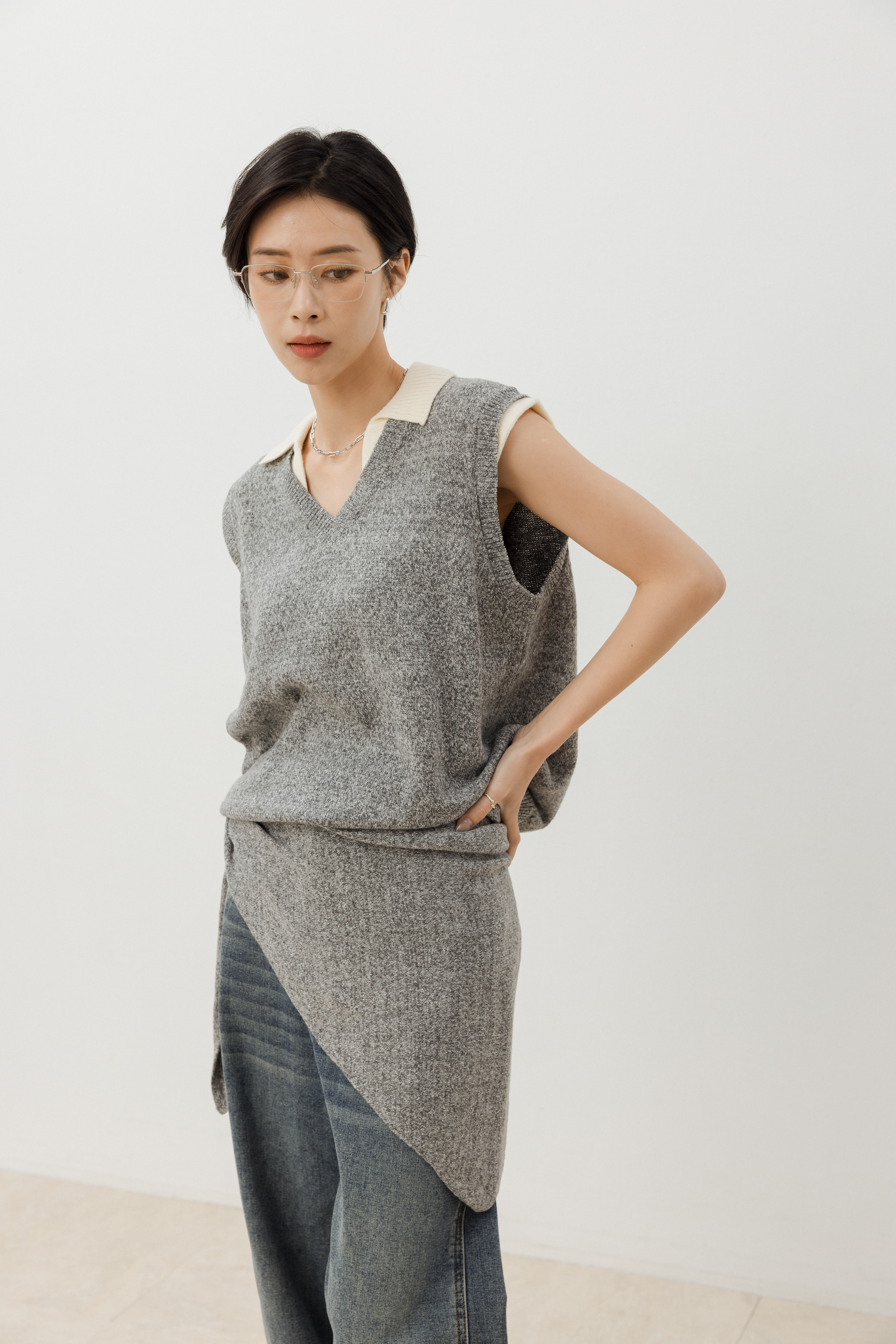 法式設計感小眾造型披肩