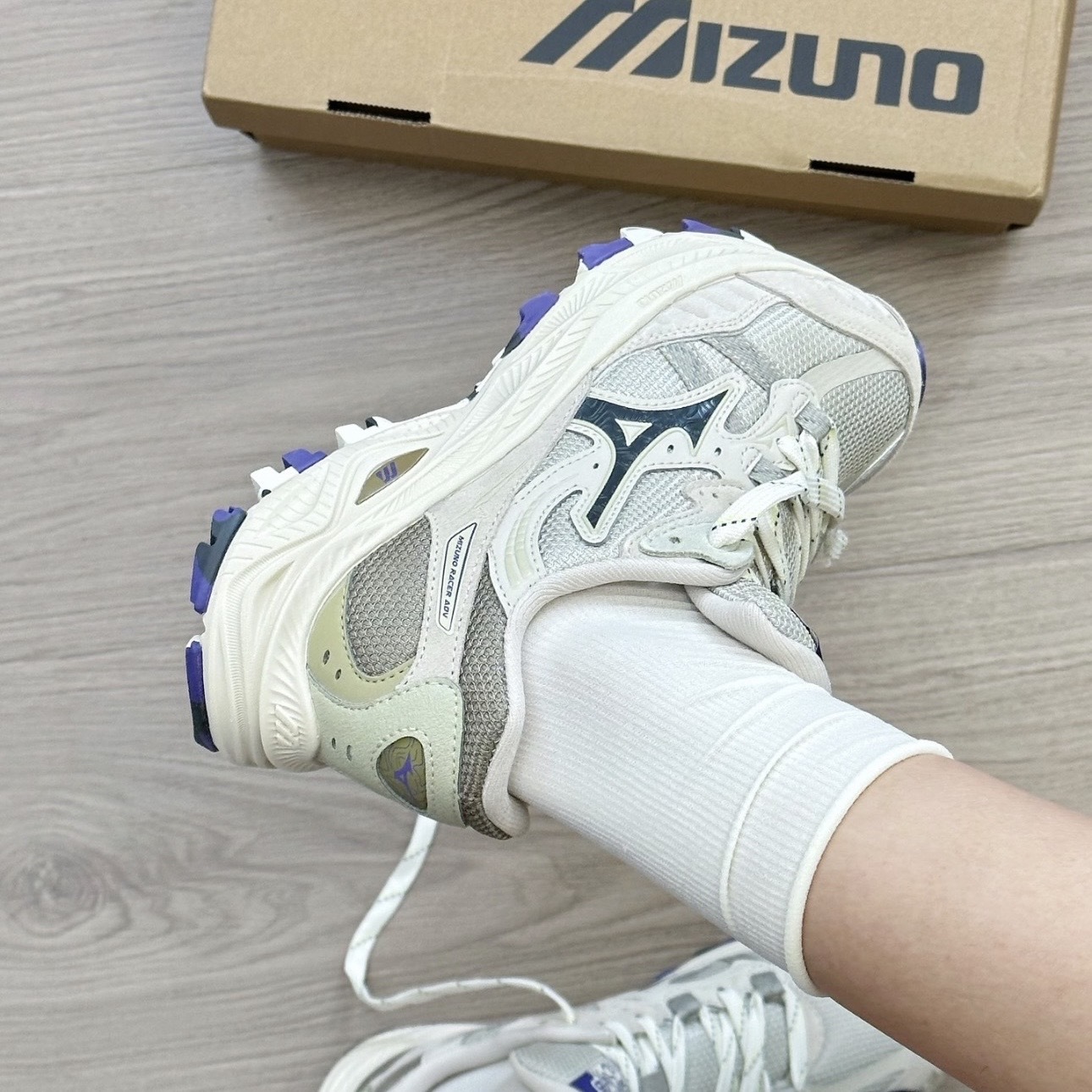 MIZUNO RACER ADV 米杏 紫色 戶外 跑步鞋 登山 美津濃 D1GH241206