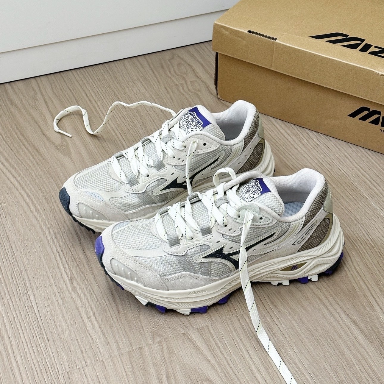 MIZUNO RACER ADV 米杏 紫色 戶外 跑步鞋 登山 美津濃 D1GH241206