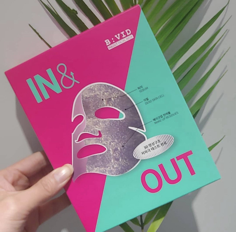 韓國🇰🇷B:VID IN&OUT小氣泡清潔面膜 一盒5入