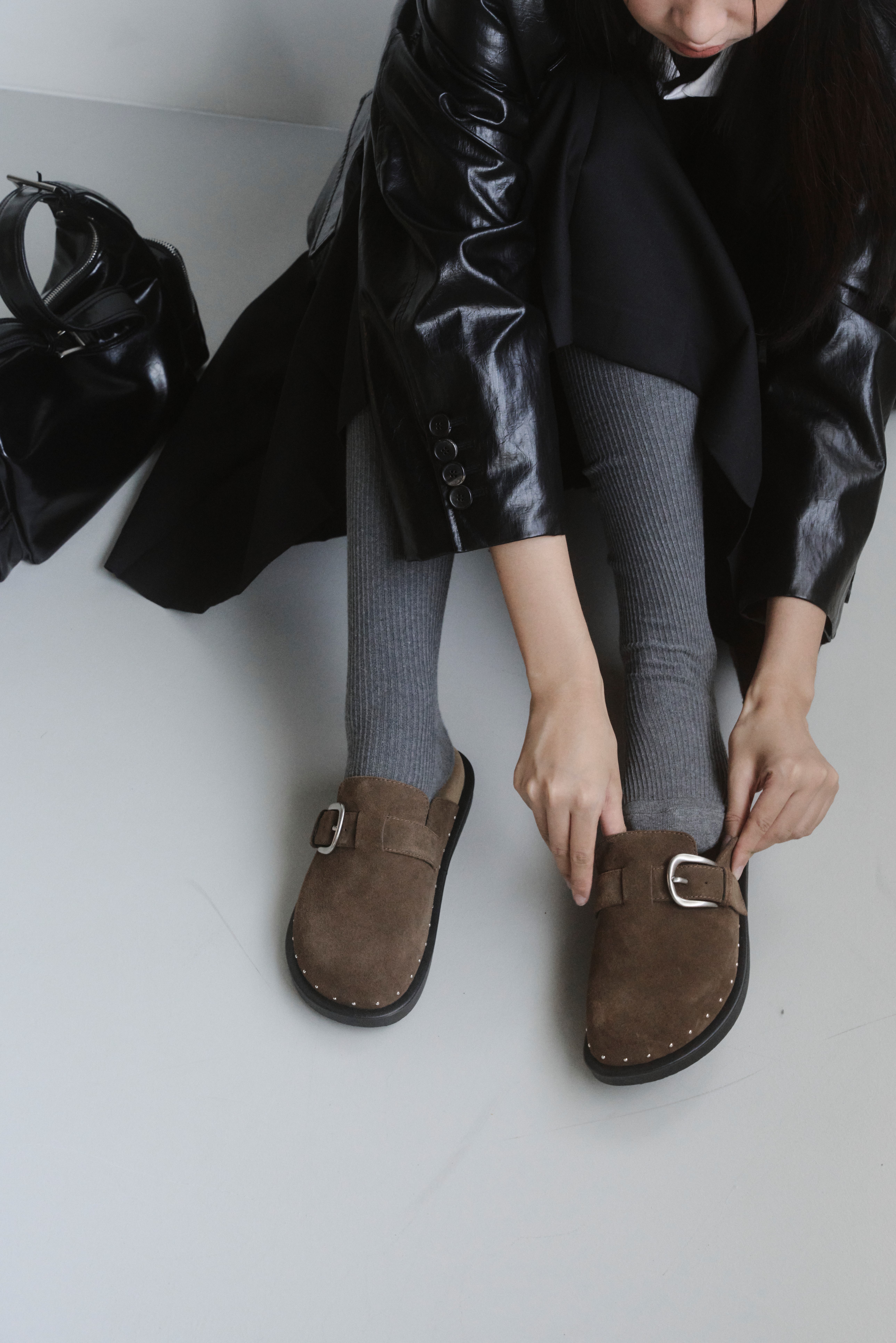 KHIHO BUCKROW SLIDE BROWN K25-SH018 BR