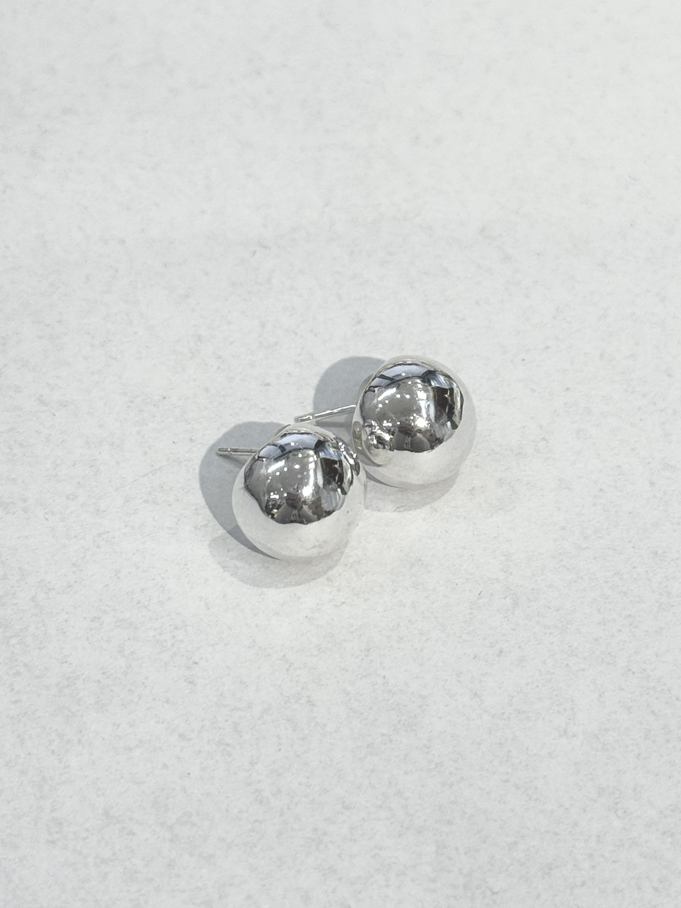 925純銀豆豆耳釘