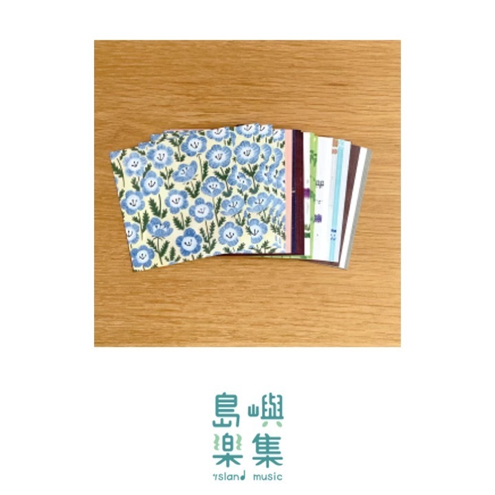 4legs水彩四季花語便條紙 （A款 ）