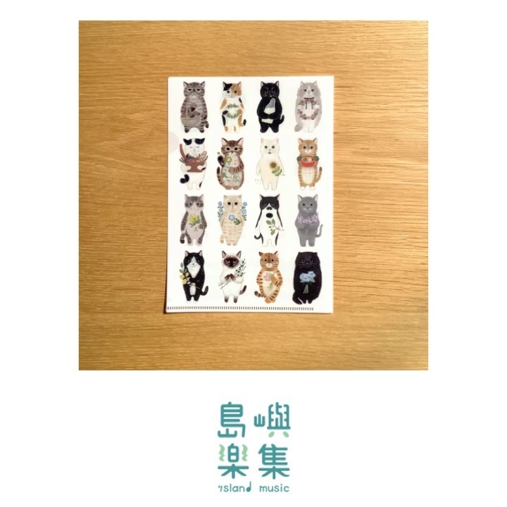 4legs〈繪本中的貓〉A5資料夾