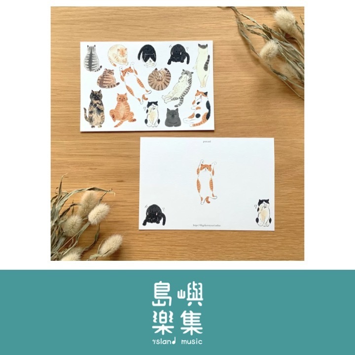 4legs我最愛貓貓明信片