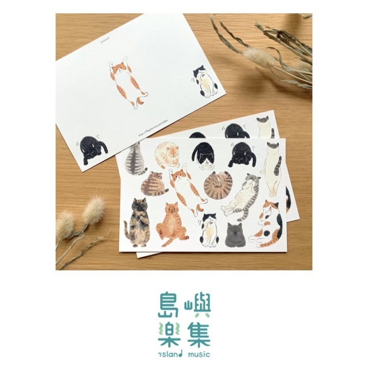 4legs我最愛貓貓明信片