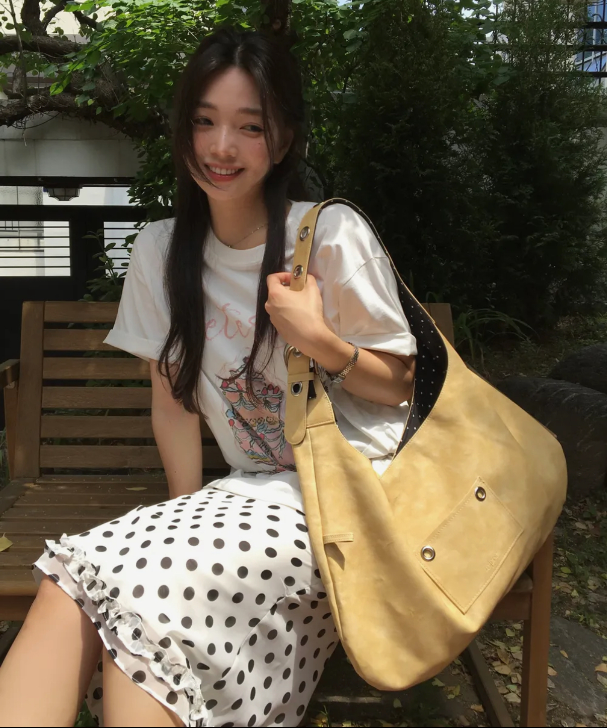 韓國🇰🇷連線 Leterie Buckle Reversible Shoulder Bag 雙面背扣環單肩包 大容量 皮革 麂皮絨 皮革 豹紋包 點點包 7款(任買兩件711免運)/預購