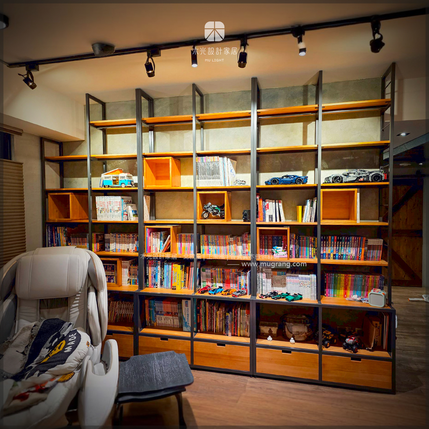 台灣製－屏風展示收納書櫃架|可訂製