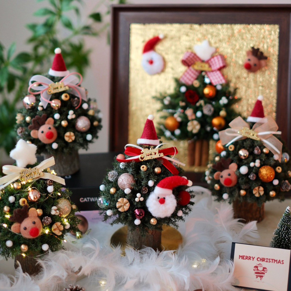 聖誕祝福永生雪松聖誕樹 22CM永生聖誕樹