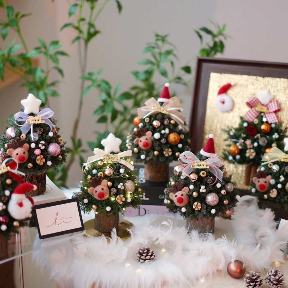 聖誕祝福永生雪松聖誕樹 22CM永生聖誕樹