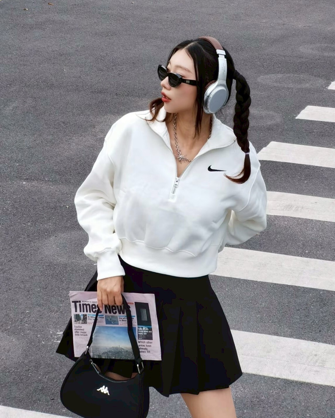 NIKE NSW PHOENIX FLEECE CROP 半拉鏈 長袖衛衣 共3色