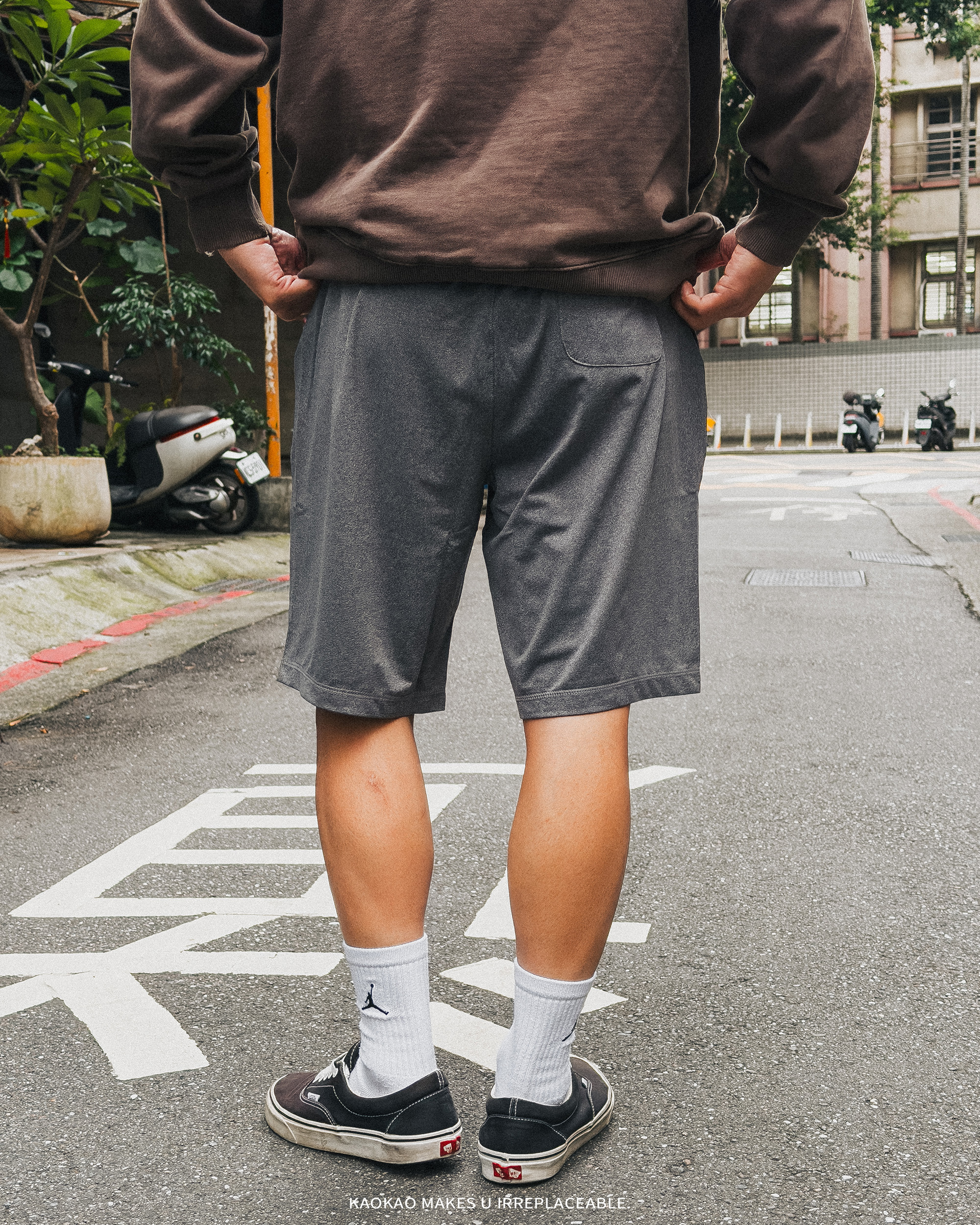 DICKIES 透氣訓練短褲 藍 灰