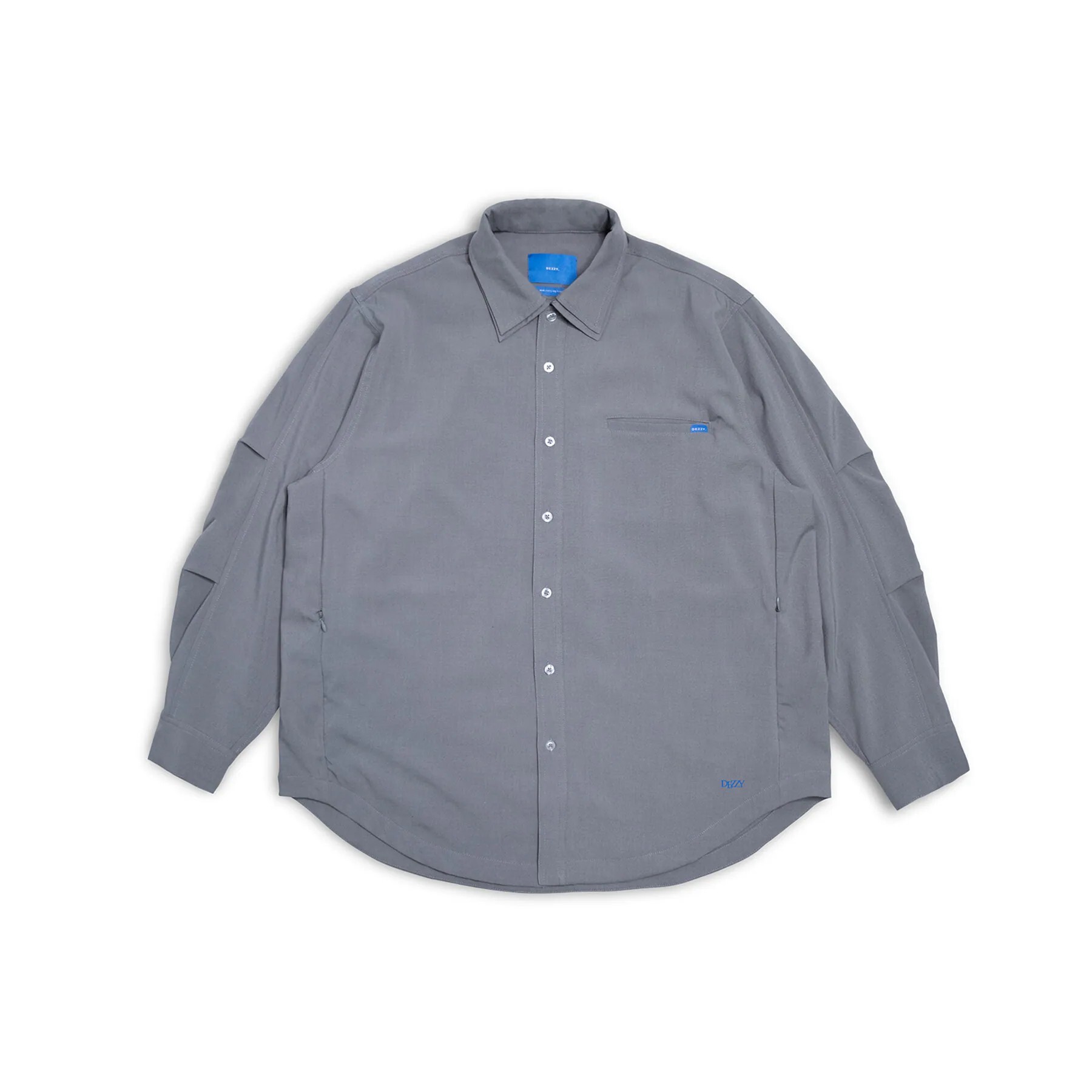 Dezzy.® 弧線結構襯衫 灰