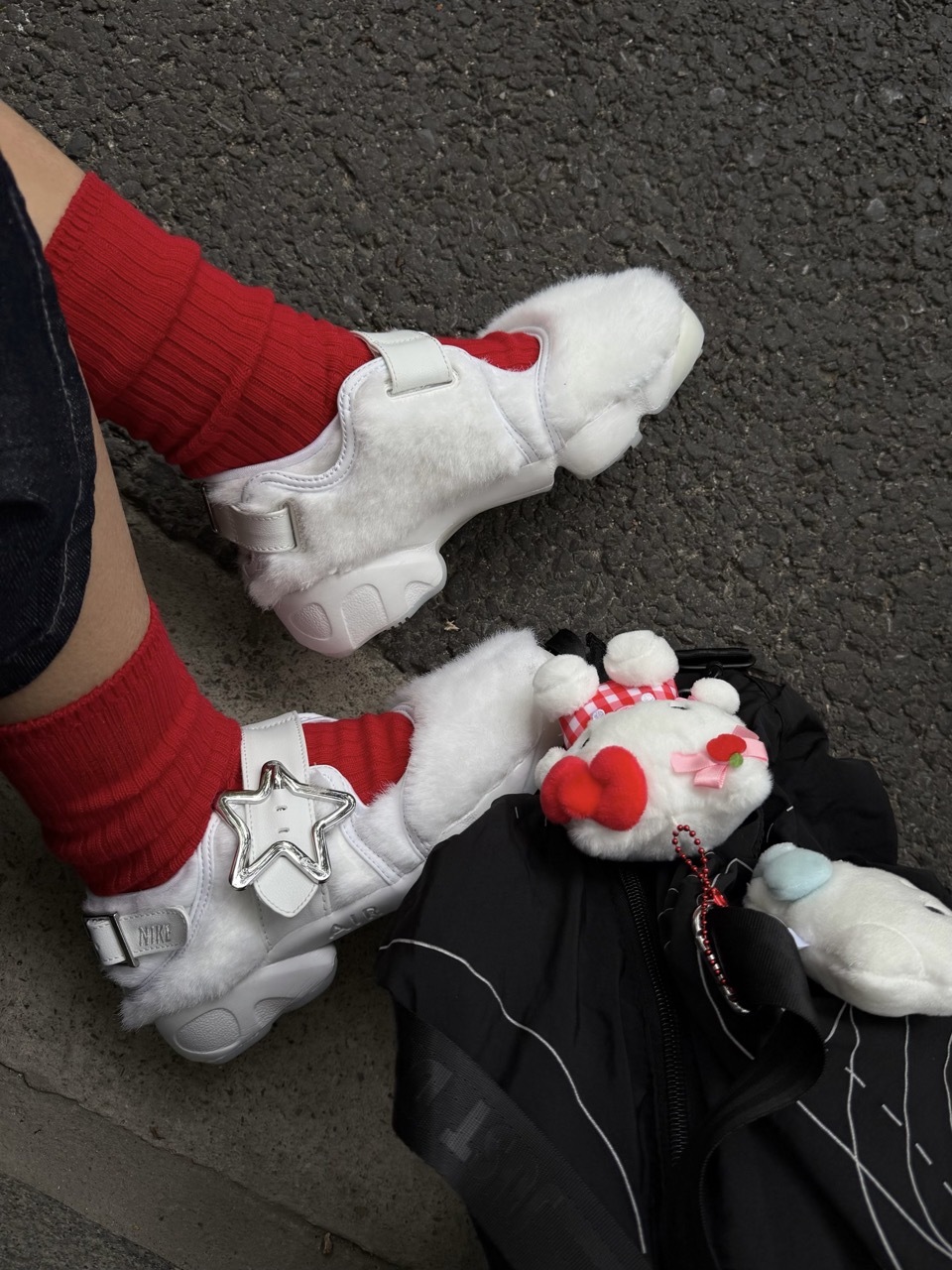 NIKE AIR RIFT "CULTURE DAY 2025" 絨毛 星星扣 忍者鞋 瑪莉珍鞋 分趾鞋 涼鞋 白色 女鞋 IM6693-111 / 預購
