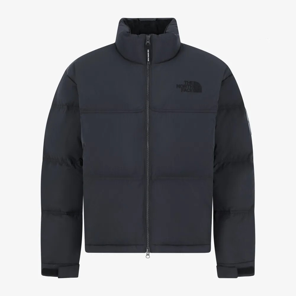 "代購" THE NORTH FACE VINTAGE NUPTSE JACKET 復古皮革小標 絎縫羽絨男款外套 NJ1DR55