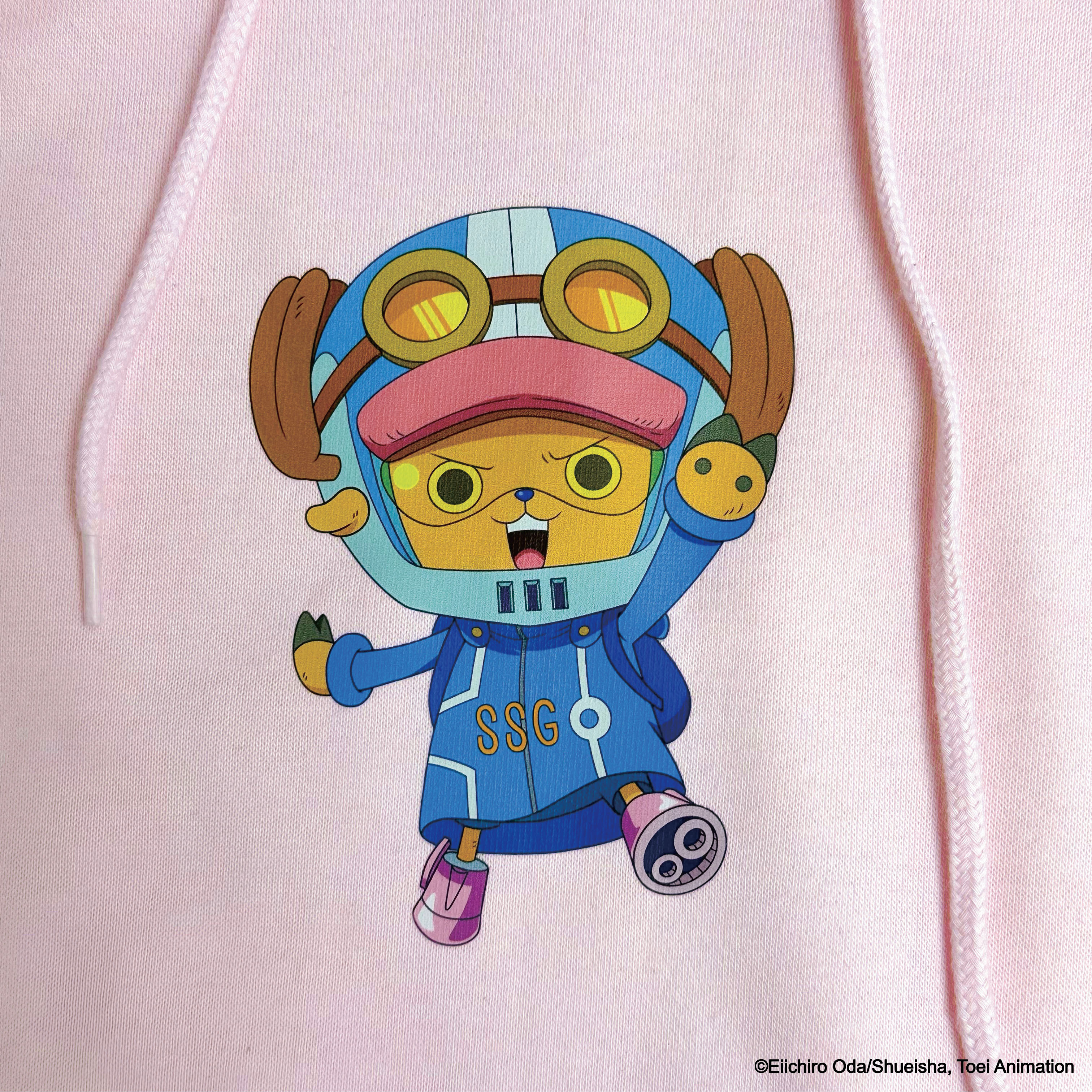 XCTRL® x 航海王 喬巴寬版帽T-粉