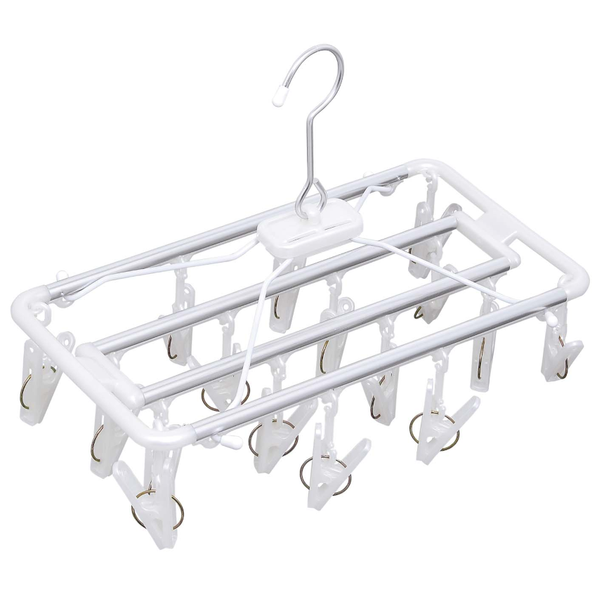 OHE  Almore 方形可折疊曬衣夾/白