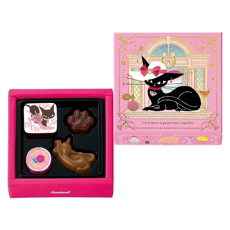 【預購】JN111853 Goncharoff Angege 貓咪造型巧克力禮盒(4件裝)