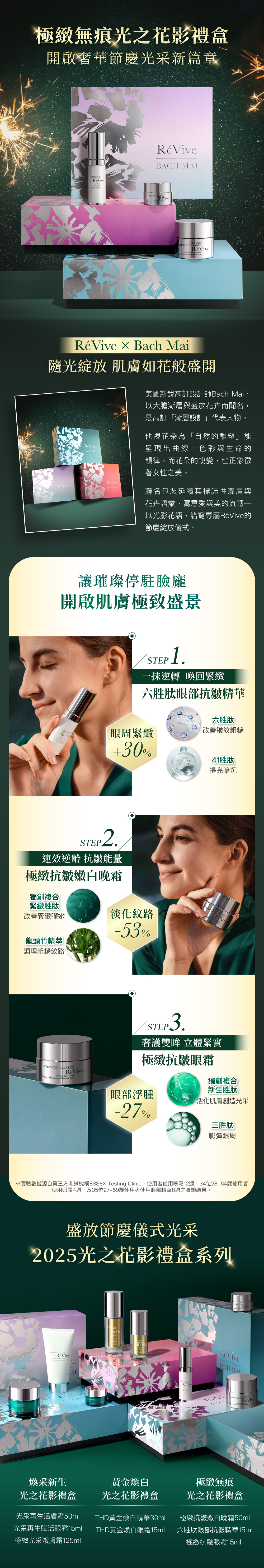 RéVive經典『光采再生活膚霜』完美晚霜，導入品牌獨創抗老技術『Bio Renewal Technology』光采再生賦活科技及天然有機甘醇酸，有效提振循環代謝、改善暗沉瑕疵，肌膚立即細緻提亮，宛如新生。