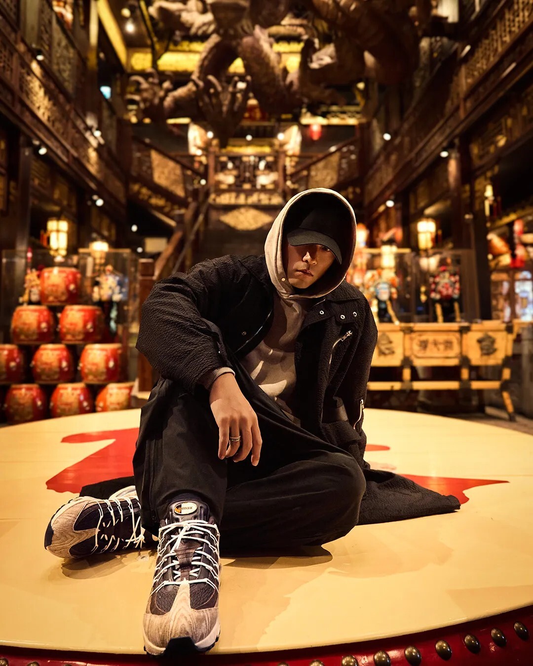 <周杰倫聯名> Nike Air Max 95 X PHANTACi 吉他 古箏 氣墊 木質咖