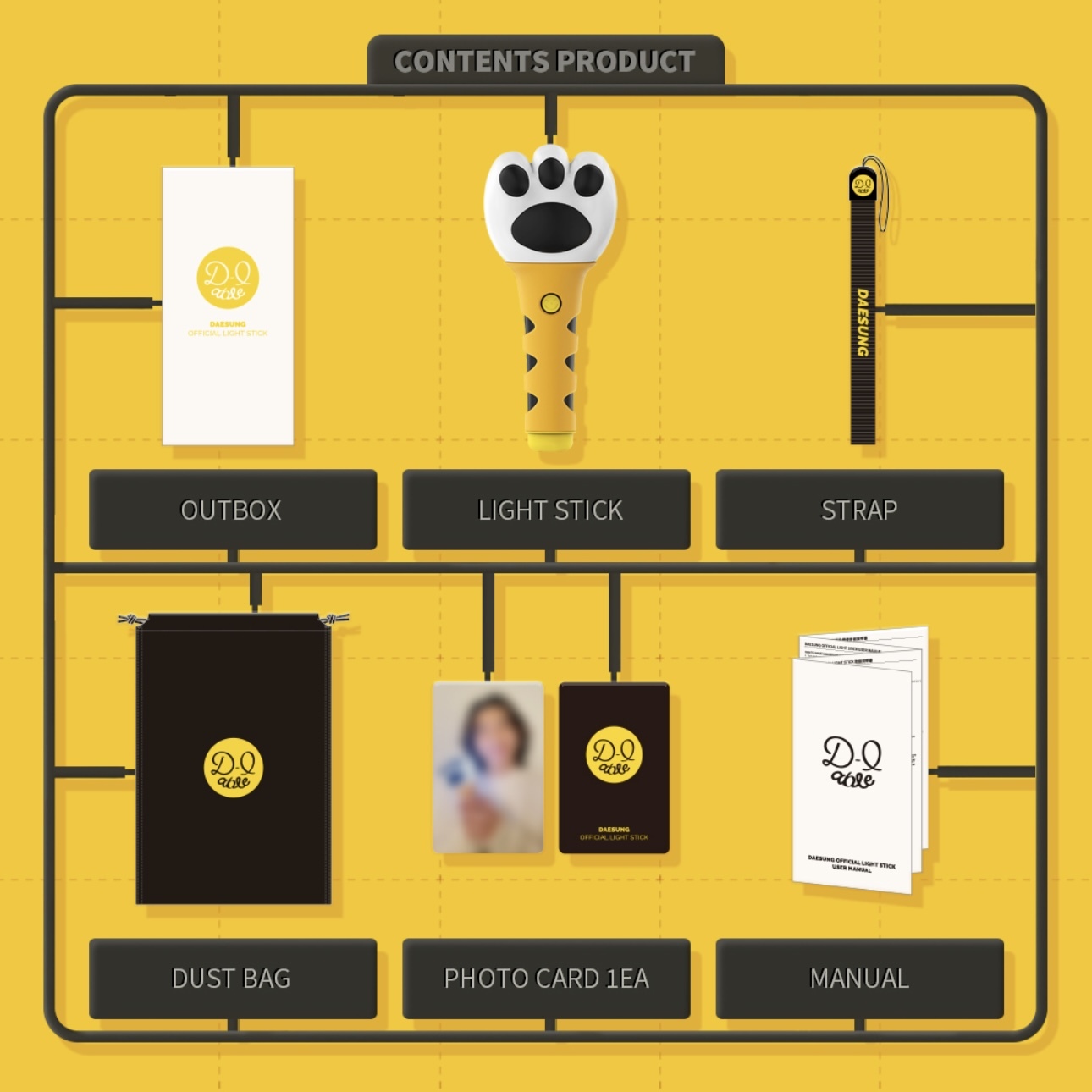 DAESUNG OFFICIAL LIGHT STICK 大聲 虎掌手燈 官方介紹