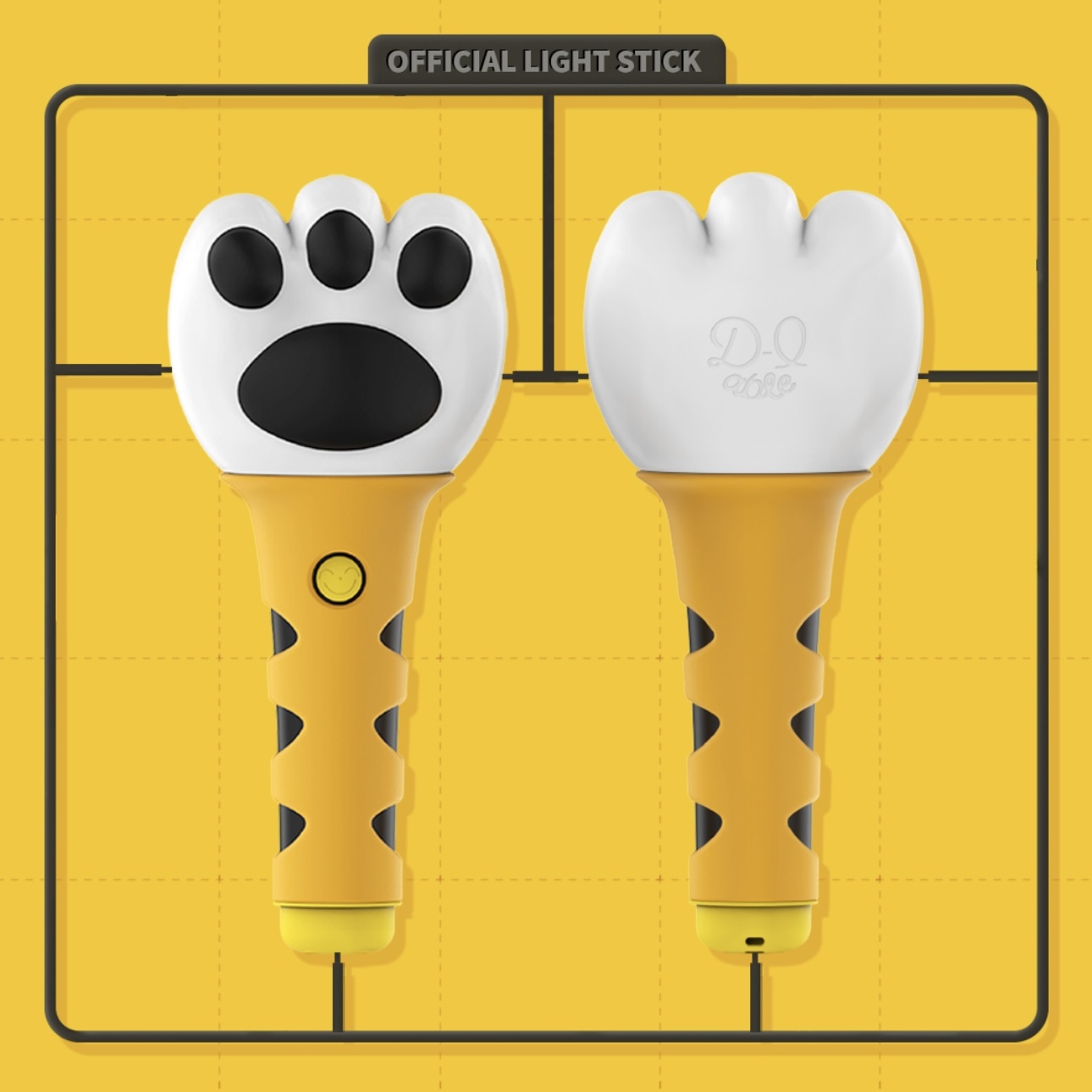 DAESUNG OFFICIAL LIGHT STICK 大聲 虎掌手燈 正背面官方照