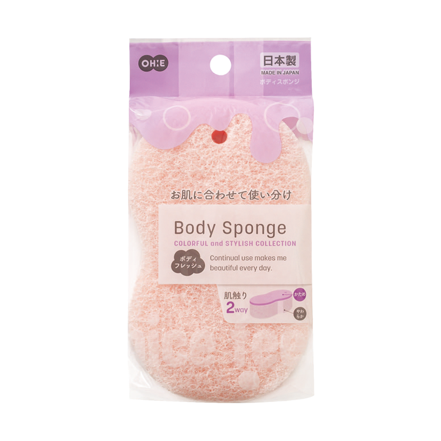OHE  親膚柔軟雙面沐浴海綿