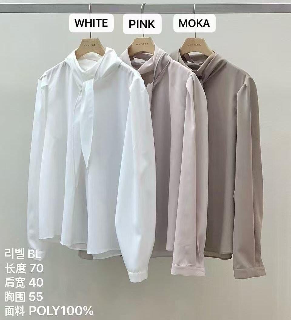 MA5206 領巾雪紡上衣