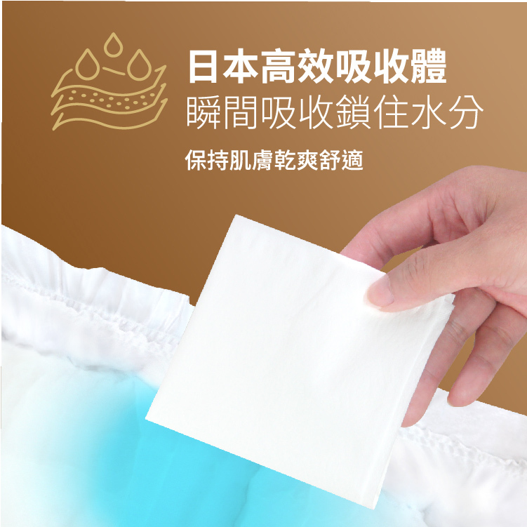 舒適加-安心柔貼 黏貼式成人紙尿褲