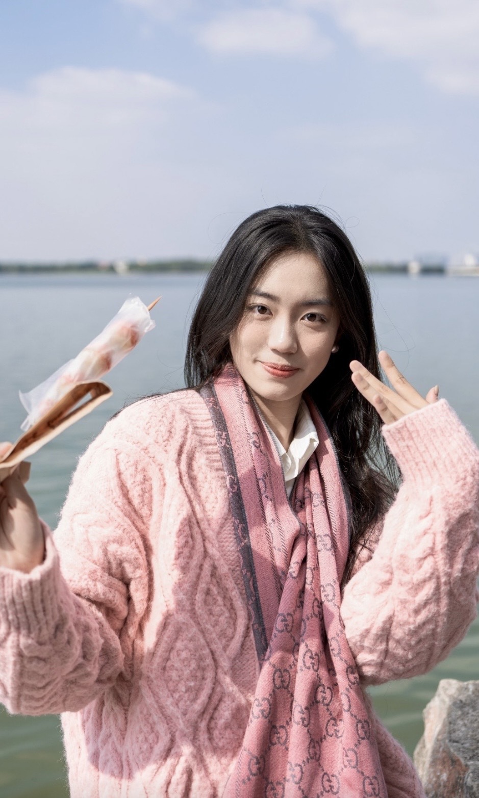 GUCCI 雙G系列 羊毛圍巾