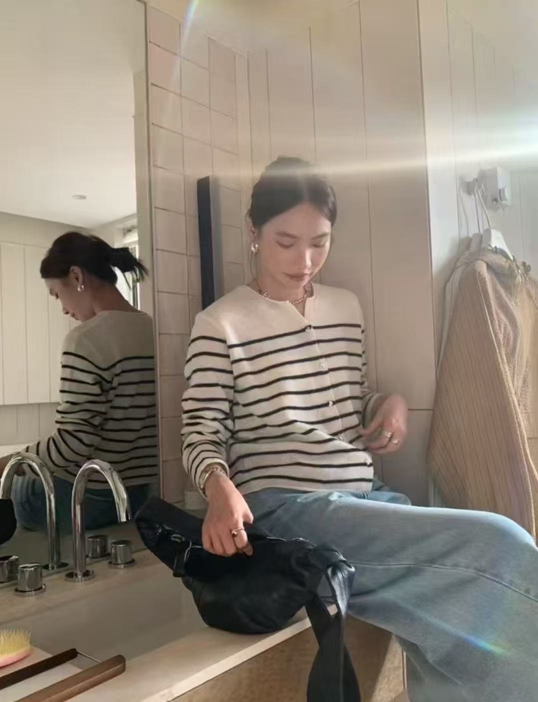 151 愛心釦羊毛外套