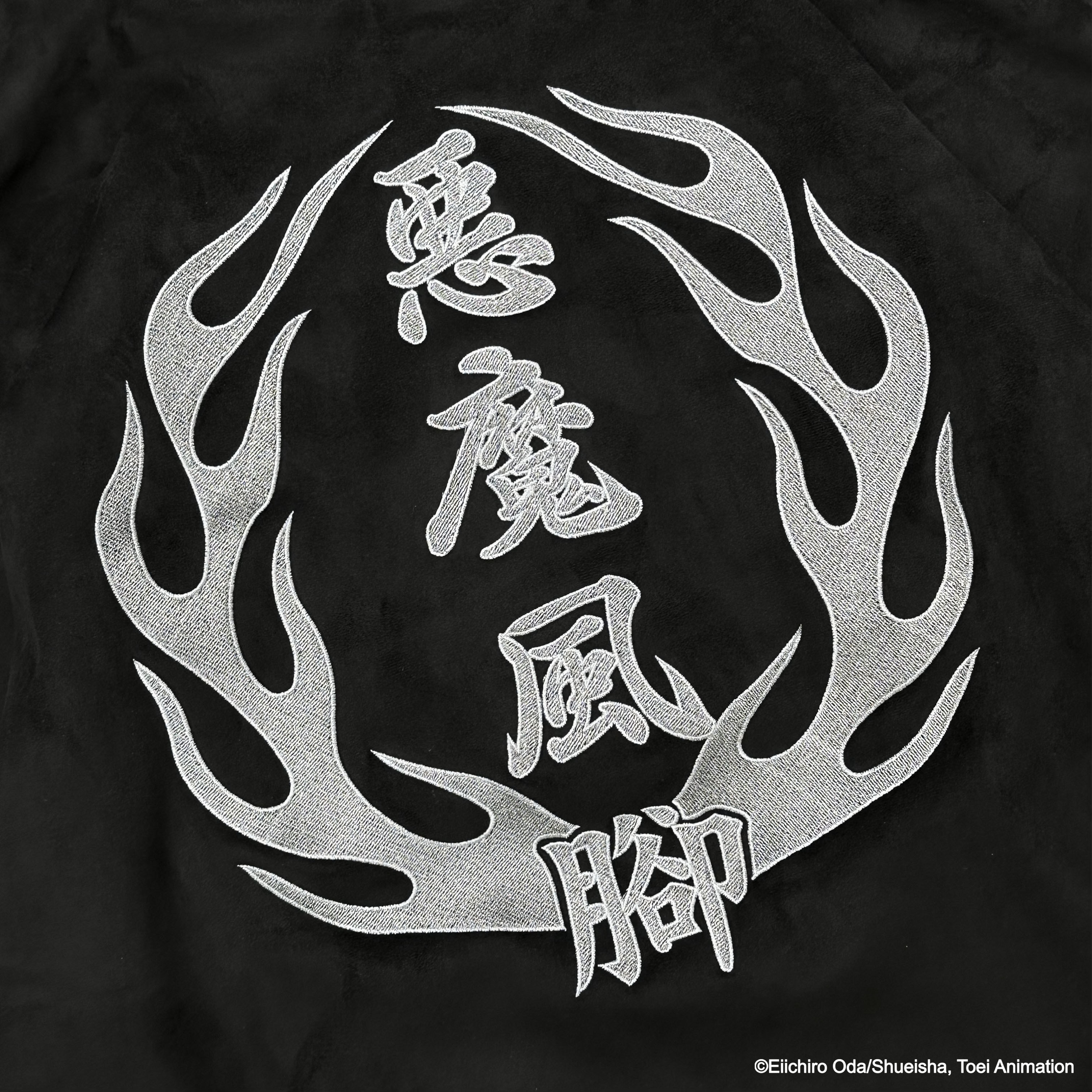 XCTRL® x 航海王 香吉士寬版麂皮帽T-黑