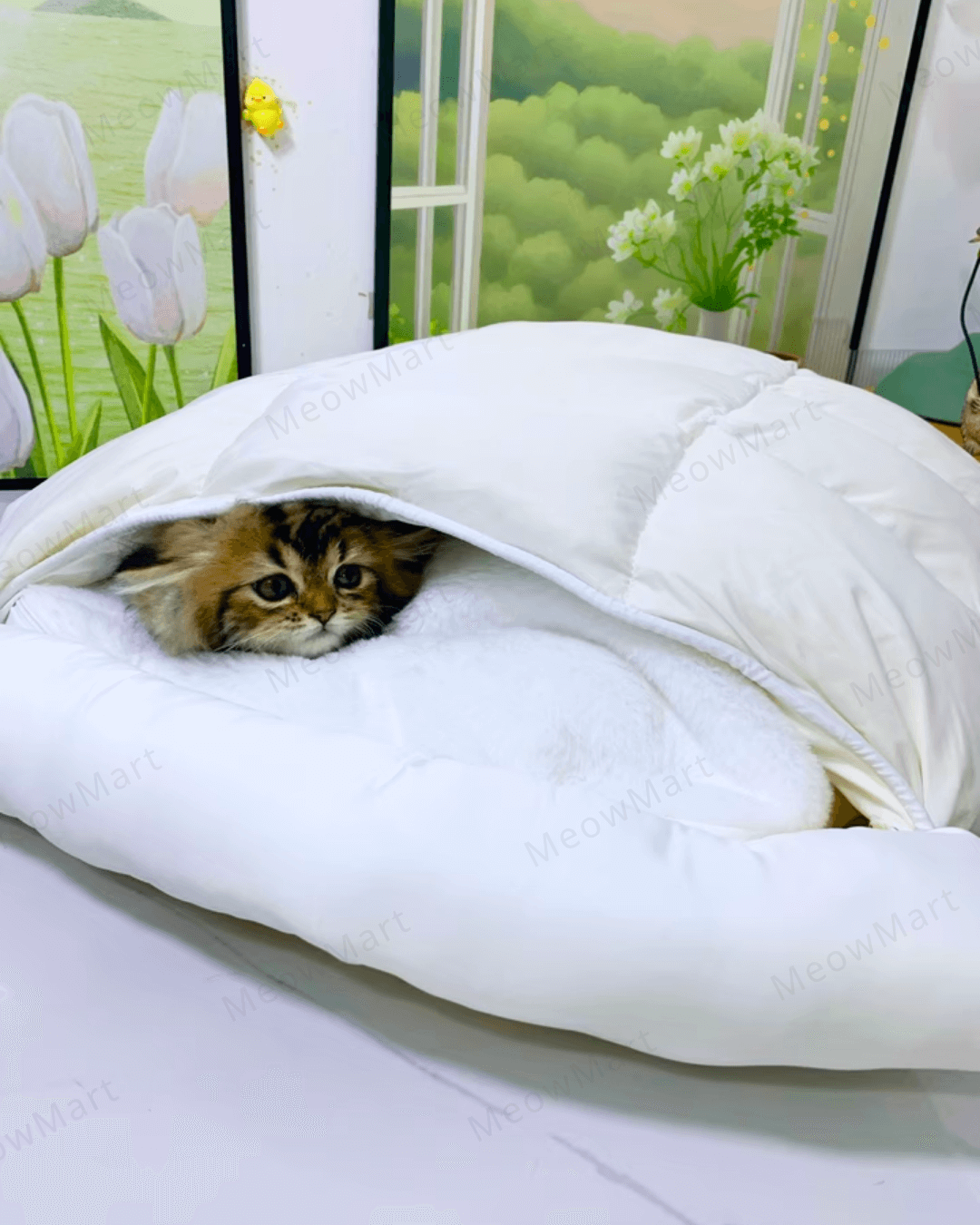 羽絨長效保暖寵物睡袋