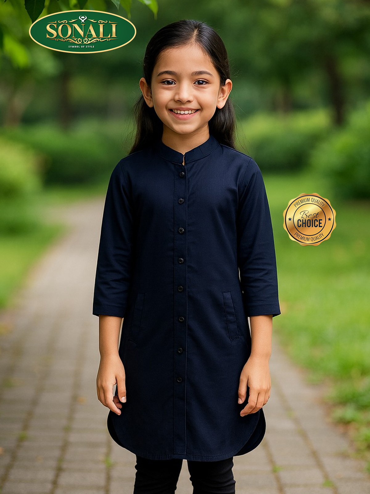 Sonali's Premier Quality Girl's Kurti / Kids Top (Style & Color refer Images) (Buy 2 @ RM 100)