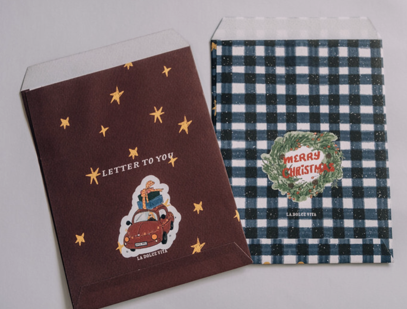 甜蜜生活｜聖誕樹與花圈 聖誕信封