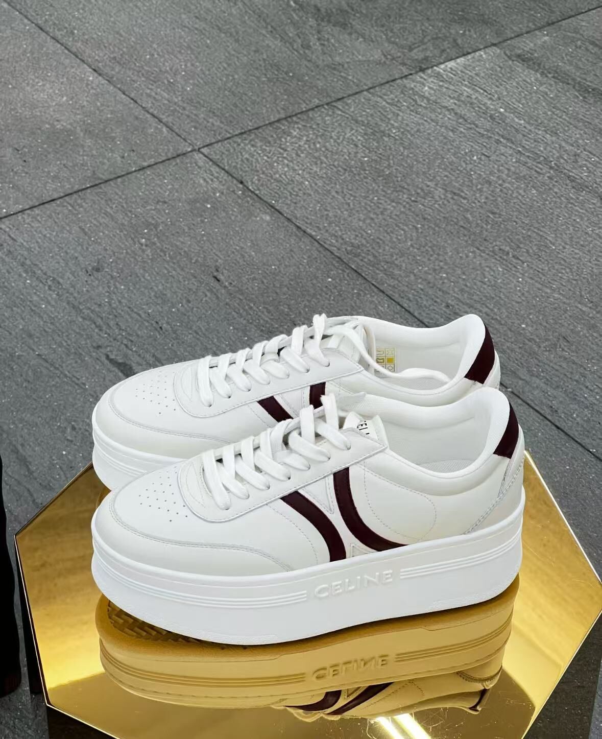 Celine 25新款 厚底波鞋 黑色（足碼）