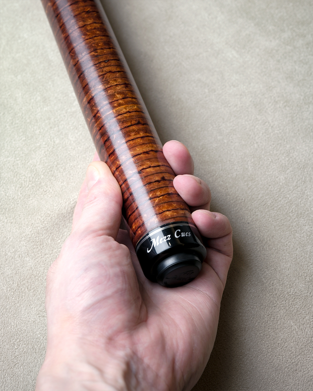 Used Mezz PB Kai Brown (Stacked Leather) | TS Billiards