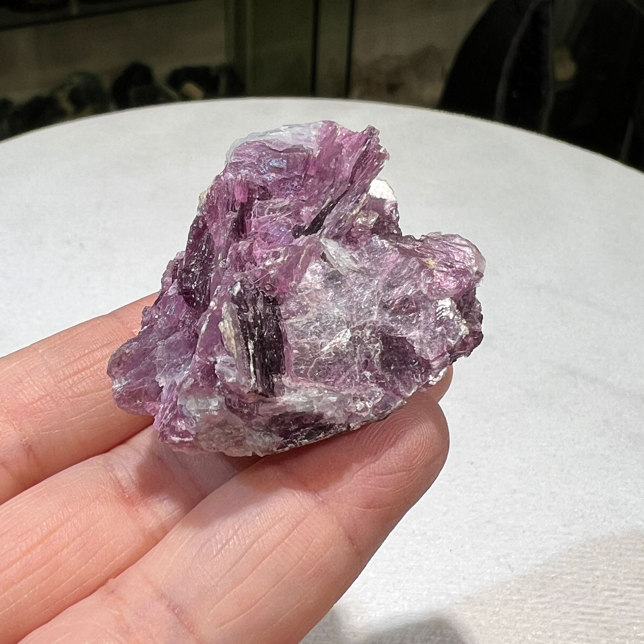 紫鋰雲母原石 #CA0049