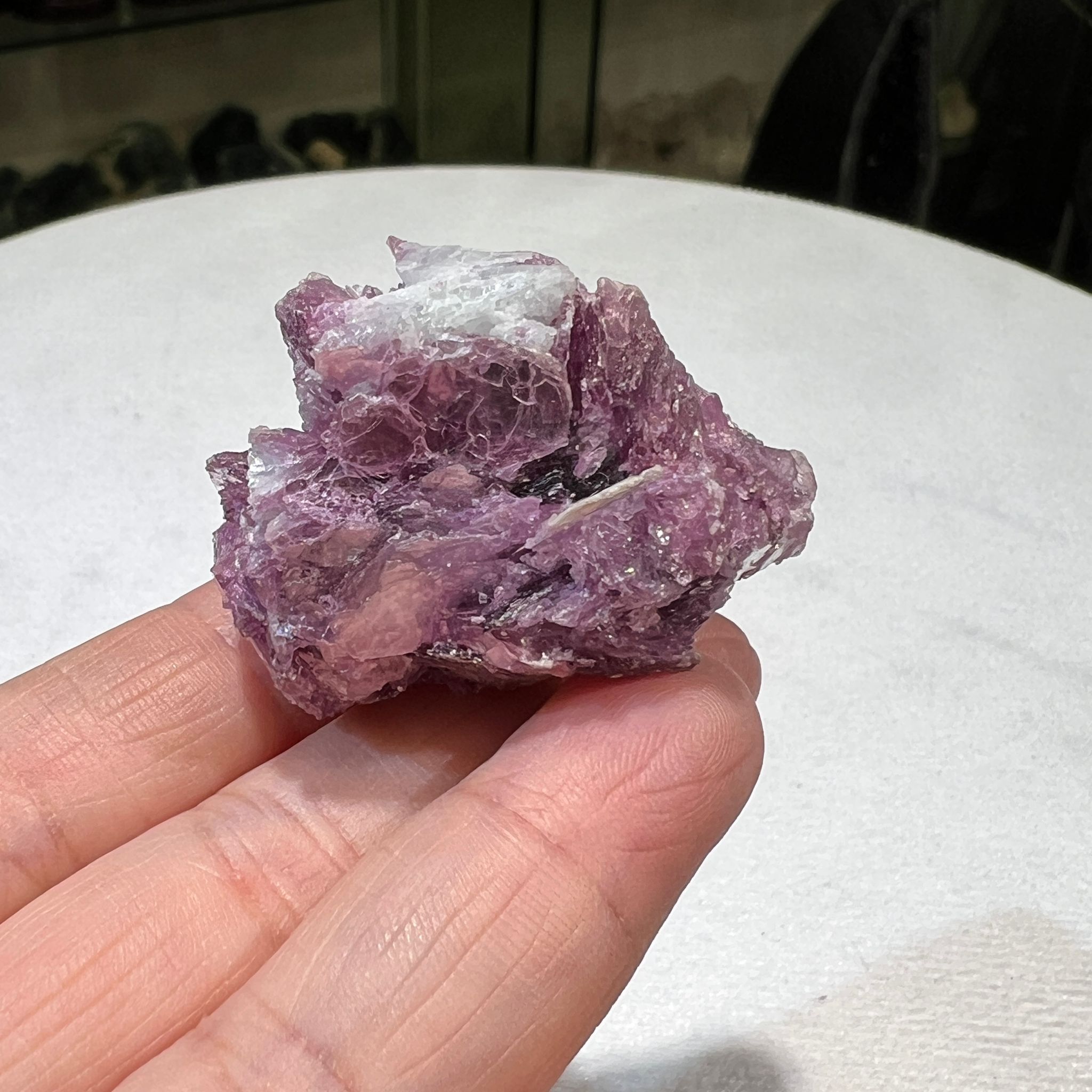 紫鋰雲母原石 #CA0049