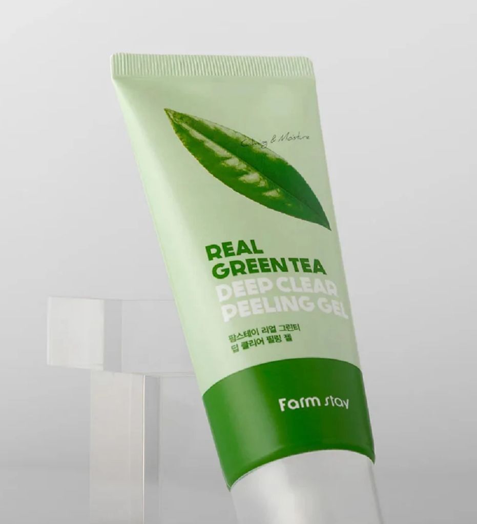 Farm Stay REAL GREEN TEA DEEP CLEAR PEELING GEL 100ML