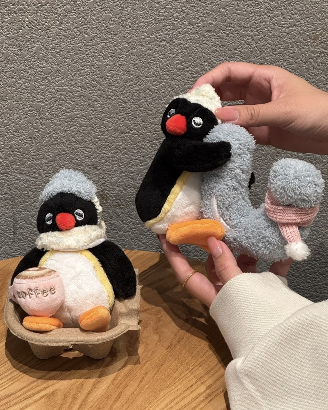 <正版授權>PINGU 企鵝家族 宅在家系列 毛絨 吊飾 掛件 玩偶 共4款