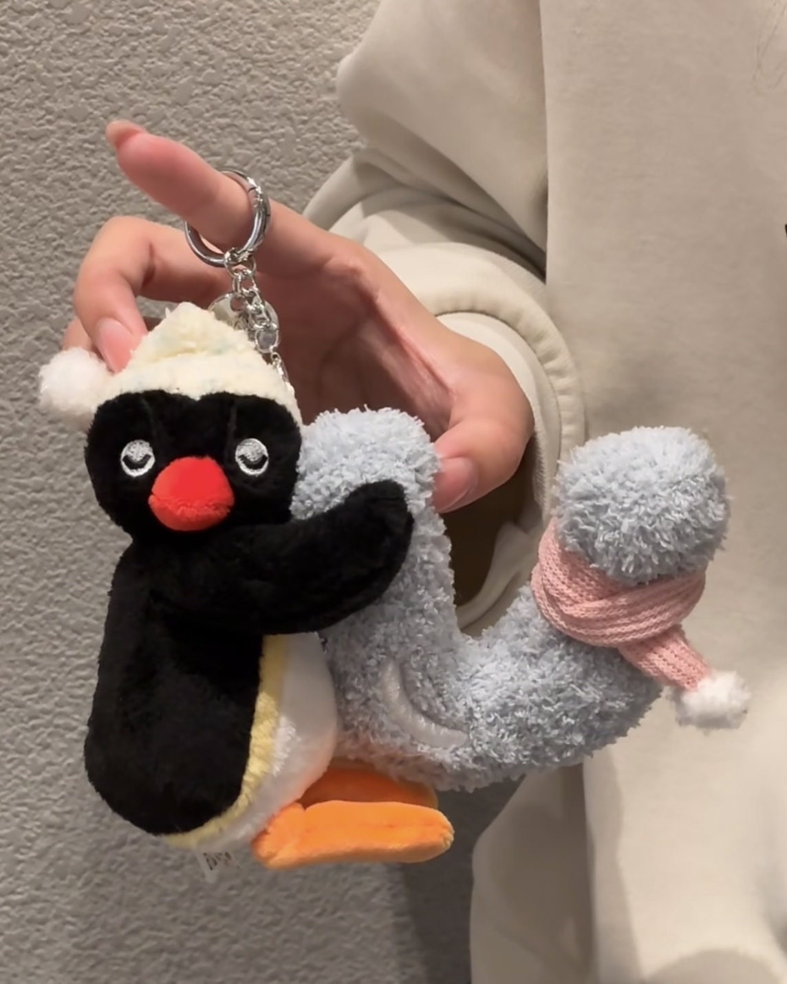 <正版授權>PINGU 企鵝家族 宅在家系列 毛絨 吊飾 掛件 玩偶 共4款
