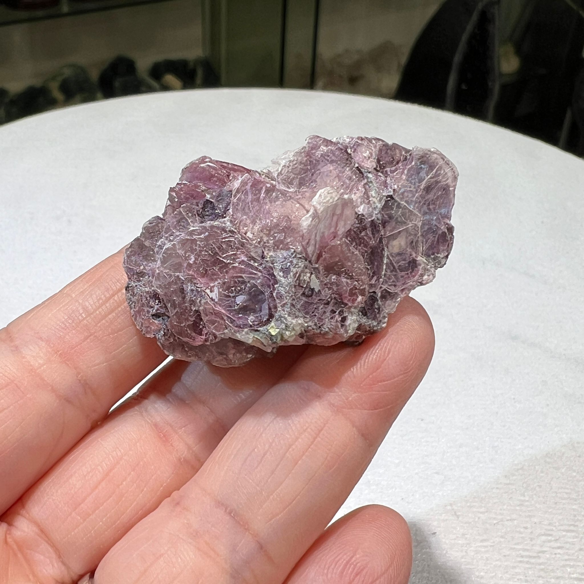 紫鋰雲母原石 #CA0050