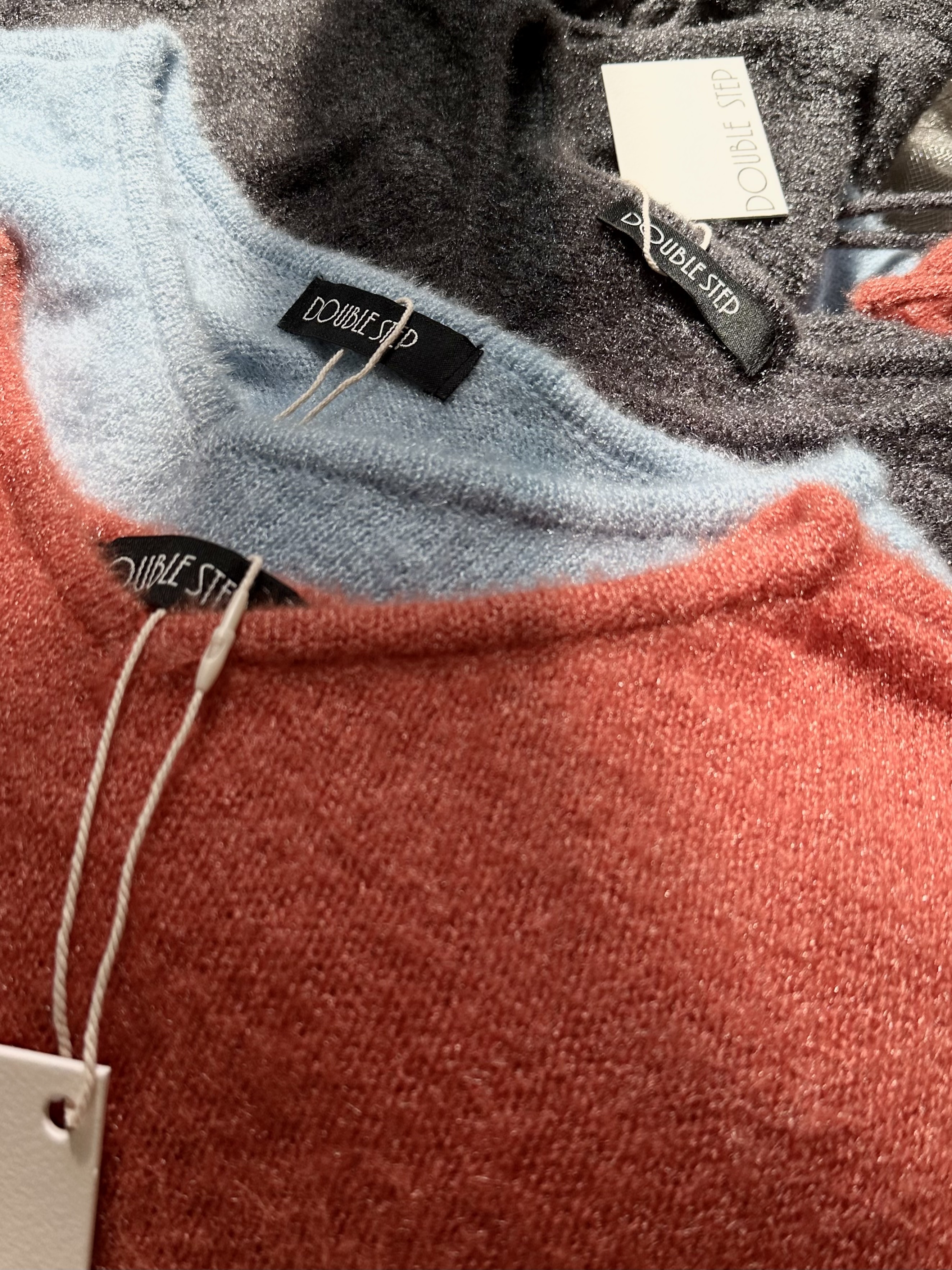 軟糯～2way領長款針織上衣 - SW53881