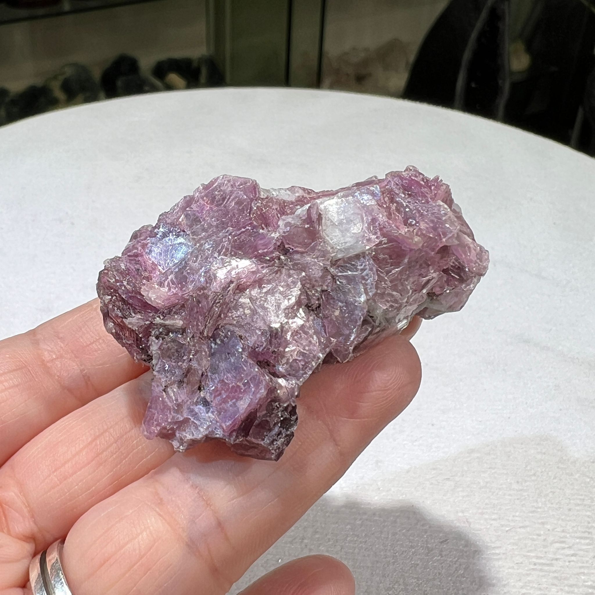 紫鋰雲母原石 #CA0051