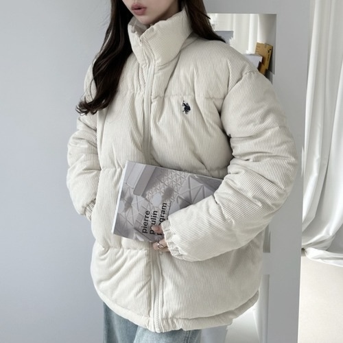 U.S. POLO ASSN 燈芯絨 中長款 羽絨服 外套 夾克 95910529